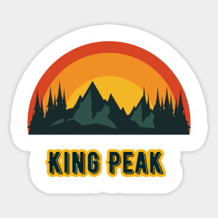 King Peak Sticker